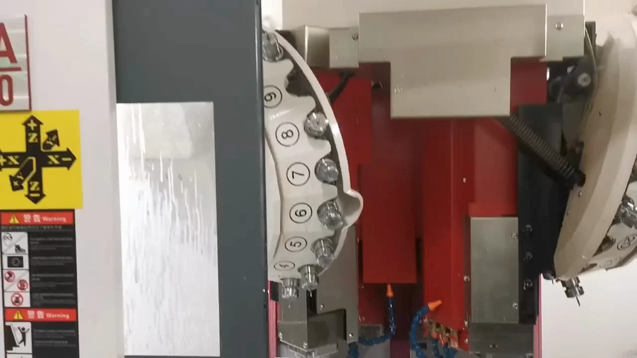 Still frame from the public SINYA dual-head machine video.